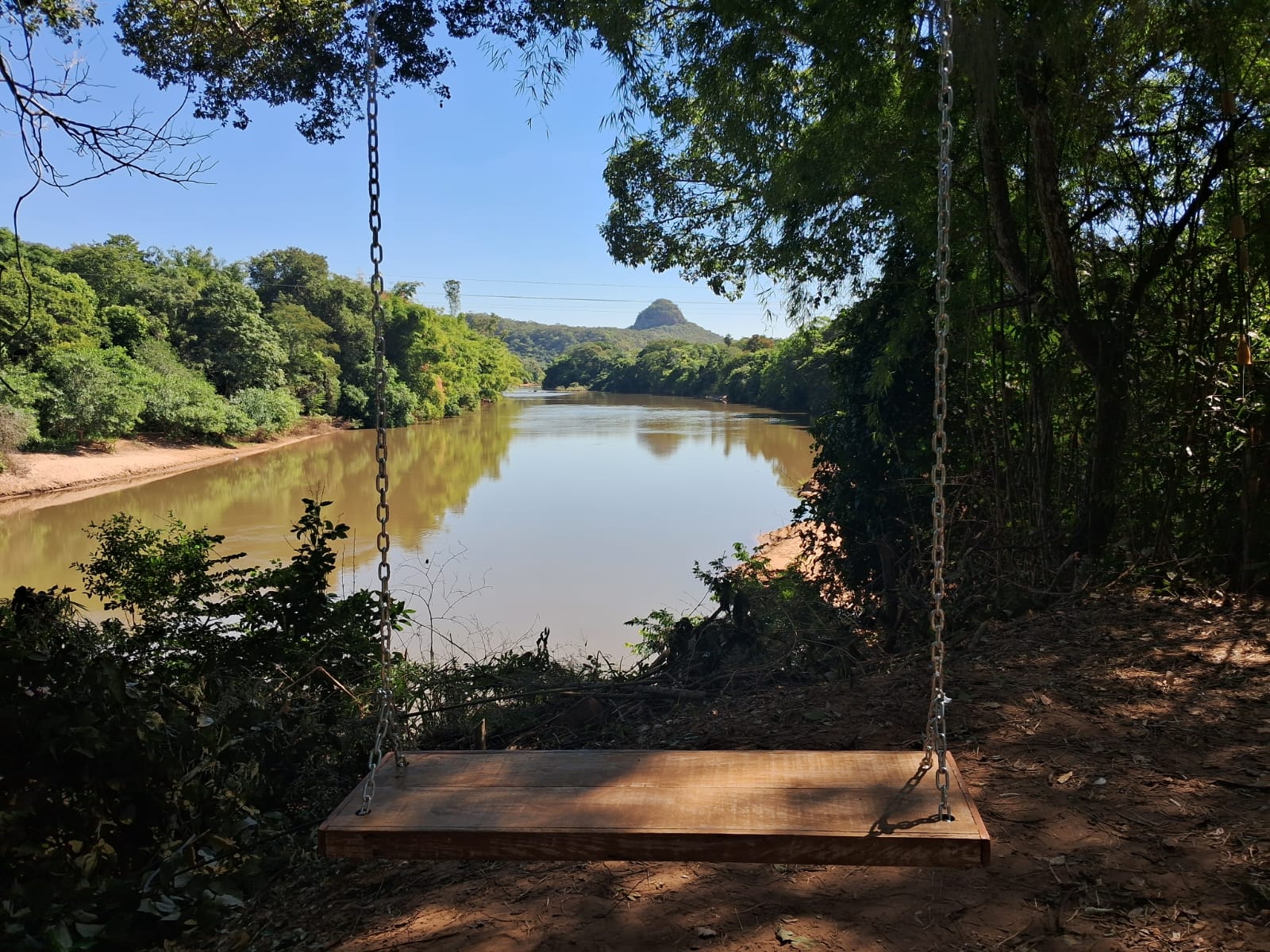 balanço no rio aquidauana